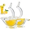 Acrylic Lemon Squeezer, Bird Design, Lime Green and Yellow