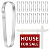Daletu 16 PACKS Real Estate Sign Clips for Hanging Signs,