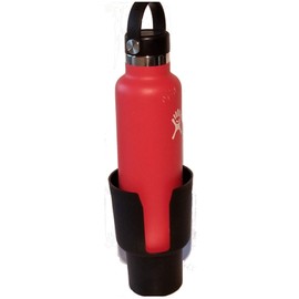 Gadjit Cup Keeper Adapter Expands Car Cup Holder to Hold Mugs, Convenience Store Cups, Water + Soda Bottles with Bases up to 3.25" and Up to 8-10" Tall (Gray)