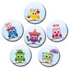 Magnets Owl Decorative Gift Set Fridge Magnets Owl Motif Animals
