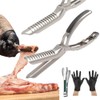 Premium Stainless Steel Rib Peeler and Prep Tool - Easily