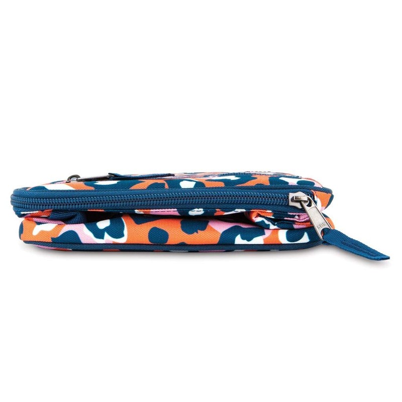 PackIt - Fiambrera clásica congelable, diseño de leopardo salvaje, naranja
