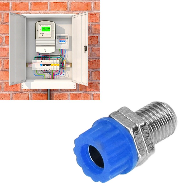 100Pcs 4mm Banana Plug Socket Binding Post Wire Connector Terminal