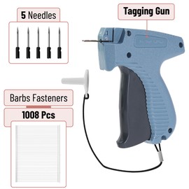 Mr. Pen - Price Tagging Gun, Hangtag Attacher with 1000 Barbs and 5 Needles, for Retail Stores, Garage Yard Sales