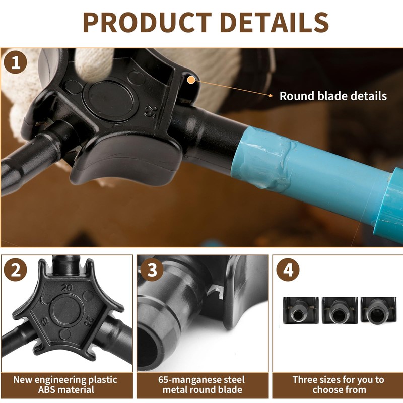 Multifunctional Calibration and Deburring Tool, Multilayer Tube Calibrator Key, Durable
