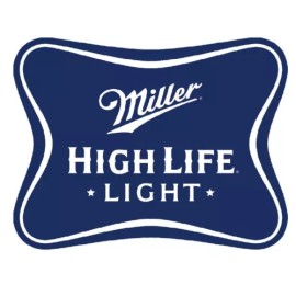 Miller High Life Light Vinyl Sticker Decal 14"  full