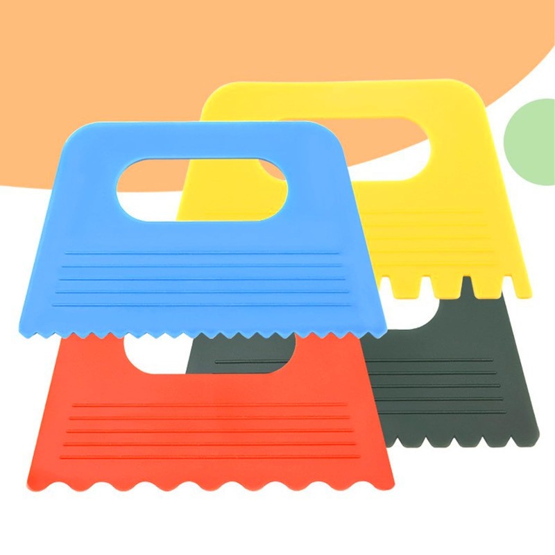 4Pcs Plastic Scraper Tools Durable Remove Decals Plastic Paint Scrapers