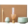 LMSNE Matcha Whisk Set, 4PCS Tea Set, Matcha Tea Set,