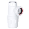 SPARES2GO Waste Bottle 40mm Basin Bidet Urinal Bathroom Kitchen 75mm