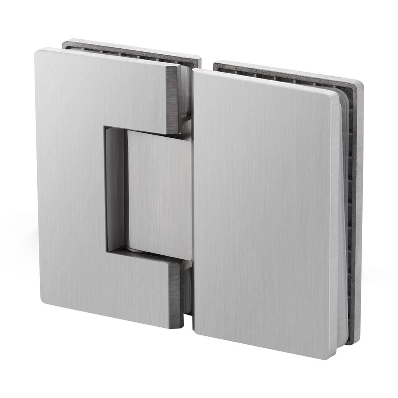 Ranbo Heavy Duty 180 Degree Shower Glass Door Hinge, Solid