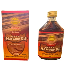 Massage Oil | Pure Sesame Oil Infused with Thripala | Miracle Massage Oil | 180 ML