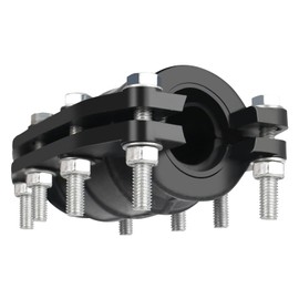 Pipe Repair Clamp Leak Sealer, 3/4 Inch Water Pipe Clamp Repair Kit, for Emergency Pipe Repair of OD 20MM Plastic and Metal Pipes