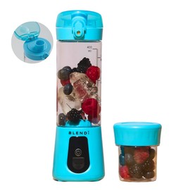 BLENDi Pro+ Portable Blender (New 2025 Model, 17.5oz, Turquoise) – Upgraded 120W Motor, USB-C Rechargeable, Cordless Personal Blender Smoothies & Shakes – BPA-Free, Self-Cleaning, Travel-Friendly