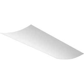 Beam Lighting Smooth White Acrylic Overlay Film | 9-15/16" Wide x 22-7/8" Long | Replacement for Lithonia Part U360001 (10-Pack White Overlay Film)