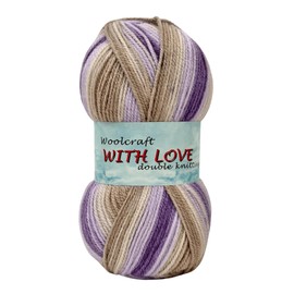 Woolcraft with Love DK 100g Knitting Yarn - 100% Acrylic (Bouquet 8636)