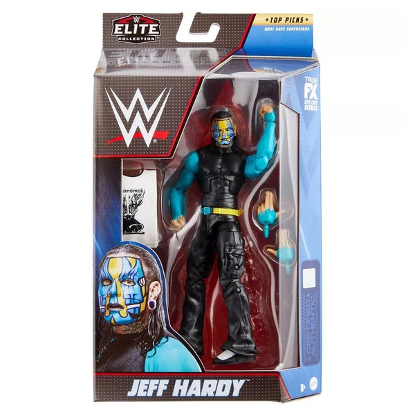 WWE Jeff Hardy Top Picks Elite Collection Action Figure with