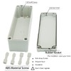 Zulkit Junction Box ABS Plastic Dustproof Waterproof IP67 Junction Boxes