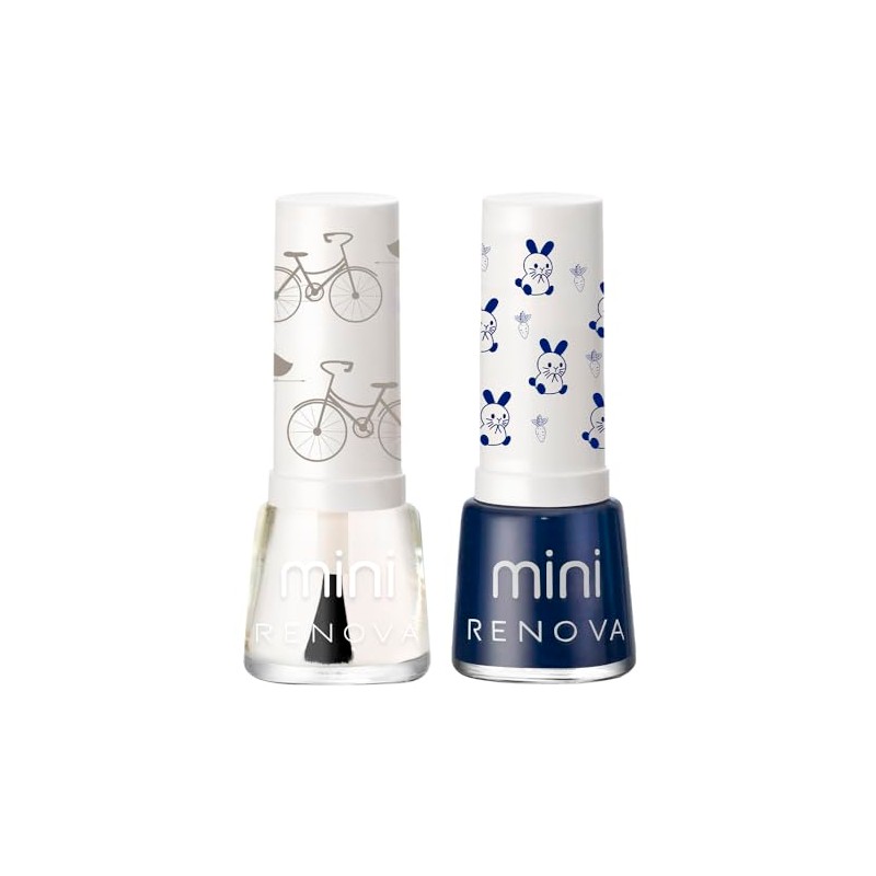 Esmaltes de uñas Renova Mini Duo Alluka y Brillo cada
