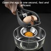 Egg White Separator,Kitchen Gadget Cooking,Liquid Egg Separator with Whisk,Egg Opener,Baker