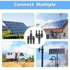 TRAMILY Branch Connector, Solar Panel Connector Y Branch Pair MMMF+FFFM