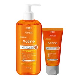 Darrow Actine Gel Limpiador Dermatolgico con Vitamina C, Frmula para Pieles con Tendencia Acnica, Energizante y Refrescante, 240g  40g de Regalo      