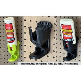 Holder For Wood Glue Bottle  Holds With Tip Down. Garage Shop Woodworking Crafts