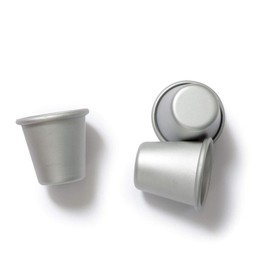 Decora 5062961 Baba Moulds, Aluminium, Silver, 50 Units