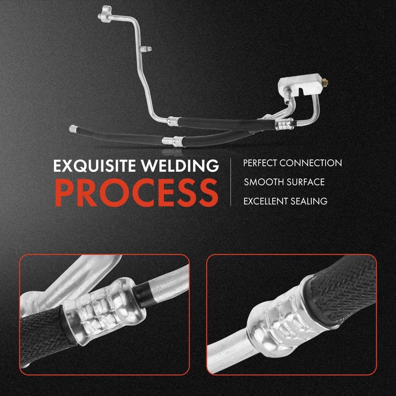 A-Premium A/C Suction and Discharge Line Hose Assembly Compatible with