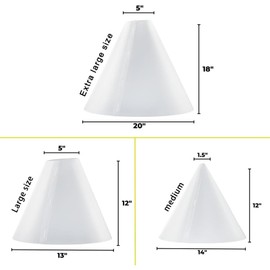 Exzycke 3PCS Original Design 360 Light Cone Photo Light Flash Diffuser for Small Product, Diffusion Photography Shooting Reflective, Alternative to Photo Box for Jelwery Cosmestics