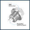 VekAuto 2 Set M16x1.5 Oil Drain Plug Aluminum Alloy Silver