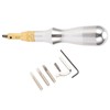 Stitching Groover Aluminum Handle Leather Edge Beveler Trenching Tool for