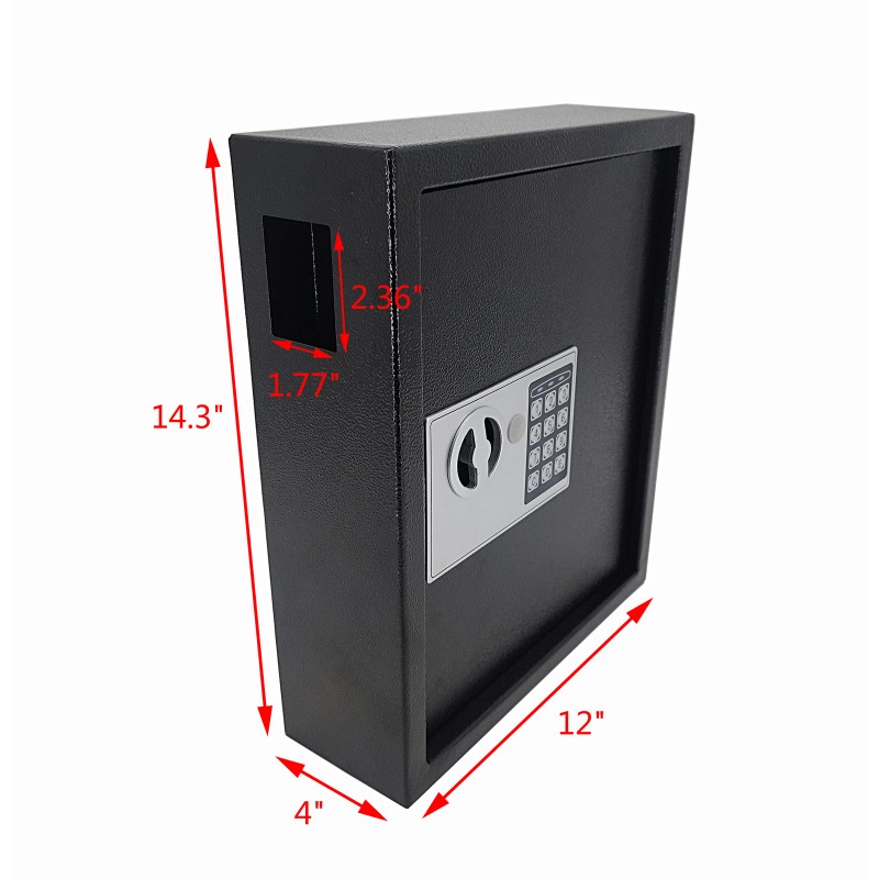 FixtureDisplays 40 Keys Cabinet Digital Lock Electronic Key Safe Keyless