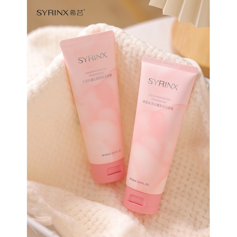 Syrinx Aqua Penetration Cleansing Foam 100ml Gentle Face Wash All