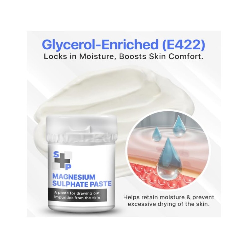 S+P PHENOL-FREE Magnesium Sulphate Paste 50g Bundle + 5 Waterproof