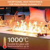NUPICK 20 Pound Fire Glass, 1/2 Inch Reflective Fire Pit