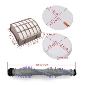 NV80 Roller Brush Filter Replacement Part Compatible with for Shark Navigator Professional NV70 NV71 NV80 NVC80C NV90 NV95 UV420 XFF80 XHF80 Vacuum Attachment