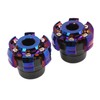 Pair of Motorcycle Wheel Front Fork Frame Slider Aluminum Alloy