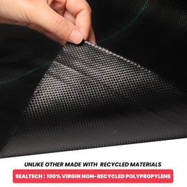 SEALTECH Premium 5 OZ Pro Garden Weed Barrier Landscape Fabric Heavy Duty, 3‘ X 100‘ Weed Barrier Fabric Durable, Lightweight, Eco-Friendly and Easy to Install.