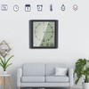 Lancoon Digital Screen Wall Clock Indoor Temperature Humidity Mute Snooze