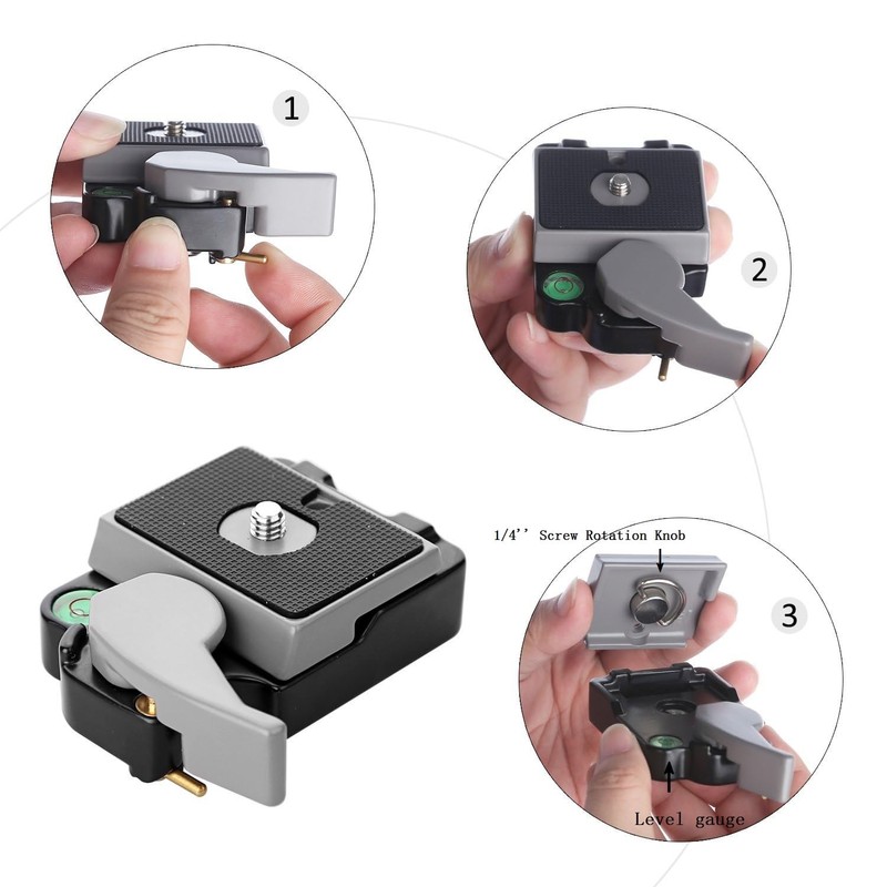 RGBS Camera 323 Quick Release Plate Clamp with 1/4'' to