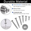 HanTof 100Pcs Torx Drive High-Strength Quick Tapping Screws for Metal,