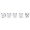 Silver Dice, Silver Dice, Polyhedral Dice Set, Metal Dnd Dice