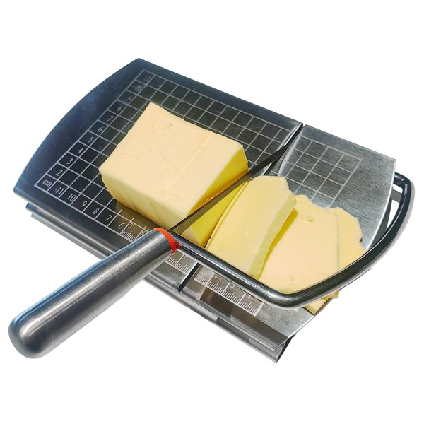 CARONIN Multipurpose Cheese Slicers, Stainless Steel Cheese Cutter with Blade