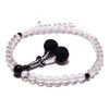 Nenju-do < Japanese Prayer Beads for Women, Genuine Crystal, Black