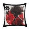 YASUKE Afro Samurai Seven Virtues of Bushido Code Throw Pillow