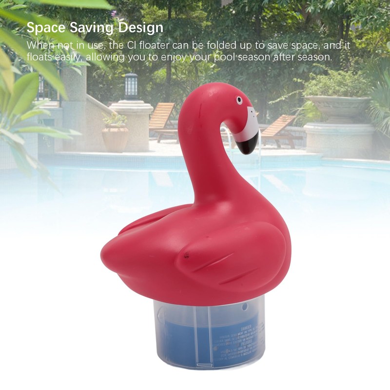 PVC Pool Cl Floater, Easy Open Floating Dispenser, Adjustable Floating