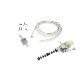 Fuel Tap M12x1 Set with Fuel Filter & Fuel Hose - Fits Hercules HR1, HR2, Jogging, K, KX-5, M, MF, MK1, MK2, MK3 - Complete Set for Moped & Moped