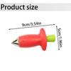 Tabanzhe Strawberry Huller-2PCS Fruit Core Remover Stem Leaf Remover Stainless