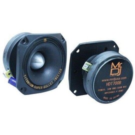 Mr. Dj HDT700B 3.5-Inch Titanium Bullet High Compression Tweeter