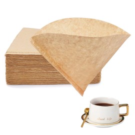 BYKITCHEN Small Coffee Filters, V60 Size 01, Set of 200, Disposable Cone Coffee Filters Paper, Natural Paper Filters for Pour Over Coffee Dripper and Coffee Maker (1-2 Cup)